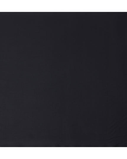 Midnight Black Wool Blend Suiting Fabric 150cm