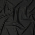 Obsidian Black Wool Blend Suiting Fabric 150cm