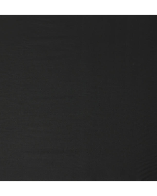 Obsidian Black Wool Blend Suiting Fabric 150cm