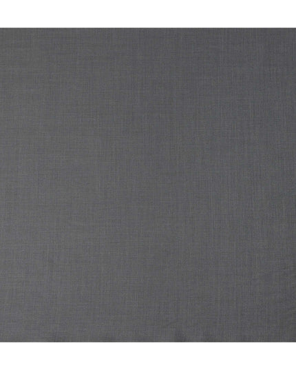 Smoke Grey Wool Blend Suiting Fabric 150cm