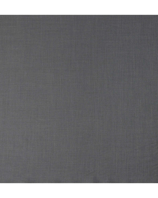Smoke Grey Wool Blend Suiting Fabric 150cm