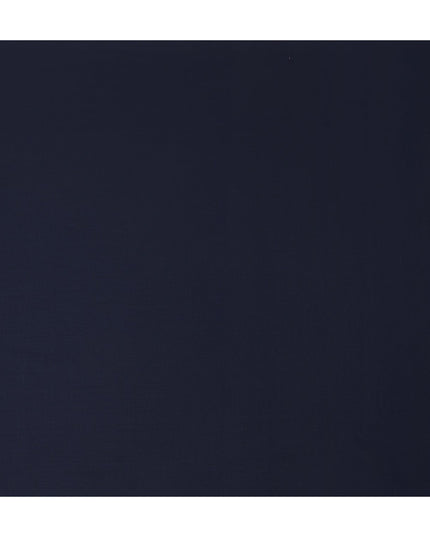 Midnight Blue Wool Blend Suiting Fabric 150cm