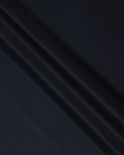 Dark Navy Wool Blend Suiting Fabric 150cm