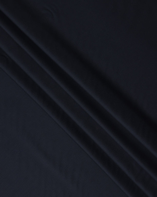 Dark Navy Wool Blend Suiting Fabric 150cm