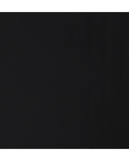 Onyx Black Wool Blend Suiting Fabric 150cm
