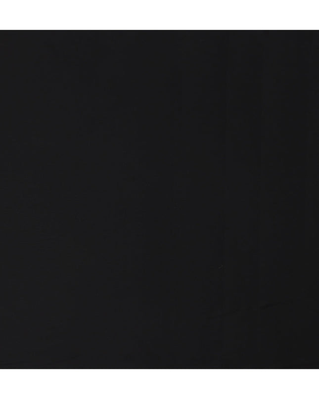 Onyx Black Wool Blend Suiting Fabric 150cm