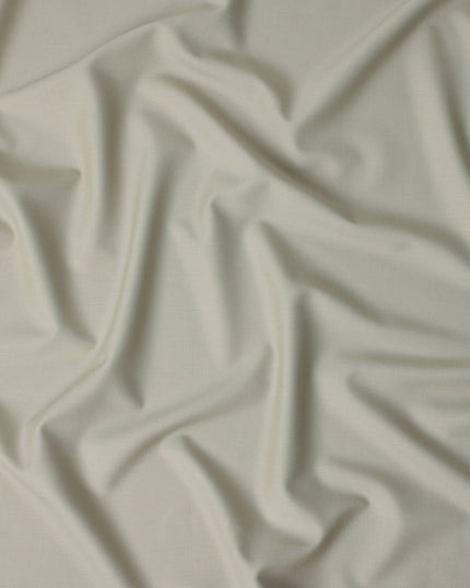 Sage Beige Wool Blend Suiting Fabric 150cm