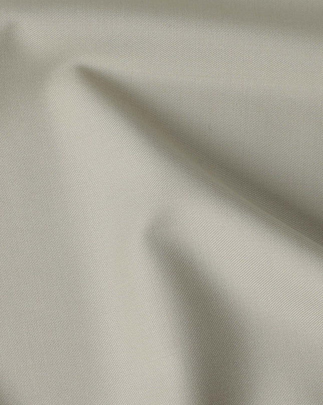 Sage Beige Wool Blend Suiting Fabric 150cm