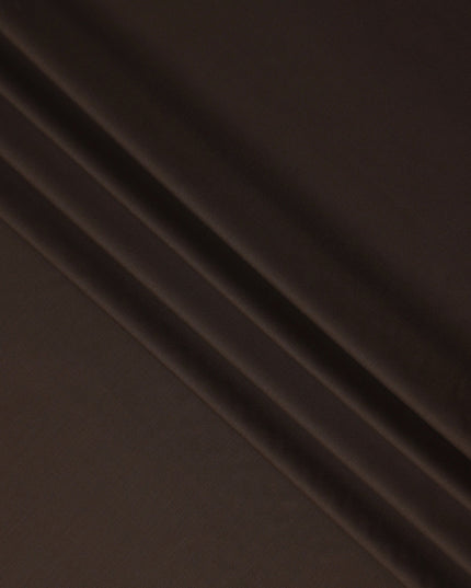 Chocolate Brown Wool Blend Suiting Fabric 150cm