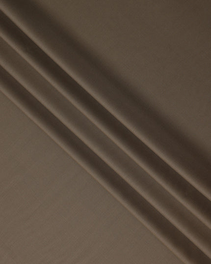 Taupe Brown Wool Blend Suiting Fabric 150cm