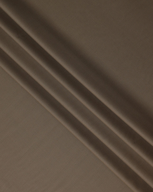 Taupe Brown Wool Blend Suiting Fabric 150cm