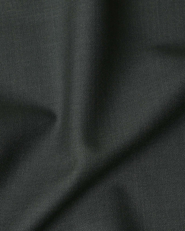 Slate Green Wool Blend Suiting Fabric 150cm