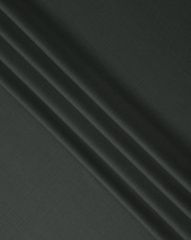 Slate Green Wool Blend Suiting Fabric 150cm
