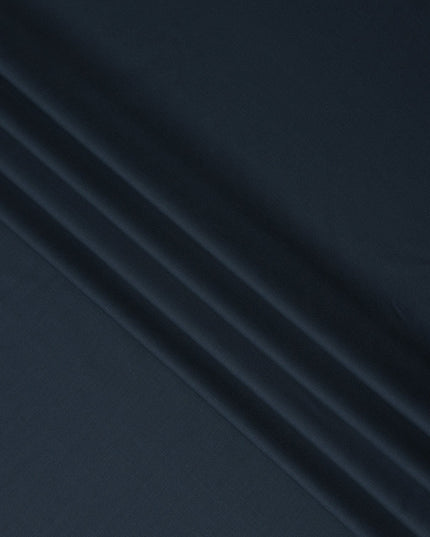 Prussian Blue Wool Blend Suiting Fabric 150cm