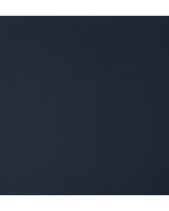 Prussian Blue Wool Blend Suiting Fabric 150cm