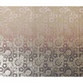 Mocha Brown Silk Chiffon Metallic Lurex Fabric 110cm