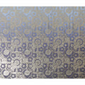 Slate Blue Silk Chiffon Metallic Lurex Fabric 110cm