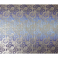 Royal Blue Silk Chiffon Metallic Lurex Fabric 110cm