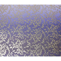 Indigo Blue Silk Chiffon Metallic Lurex Fabric 110cm