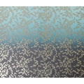Teal Blue Silk Chiffon Metallic Lurex Fabric 110cm