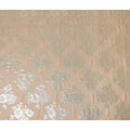 Camel Brown Silk Chiffon Metallic Lurex Fabric 110cm