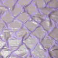 Lilac Purple Silk Chiffon Metallic Lurex Fabric 110cm