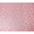 Candy Pink Silk Chiffon Metallic Lurex Fabric 110cm