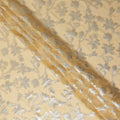 Champagne Beige Silk Chiffon Metallic Lurex Fabric 110cm