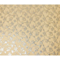 Champagne Beige Silk Chiffon Metallic Lurex Fabric 110cm