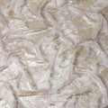 Oyster White Floral Lurex Silk Chiffon Fabric 110cm