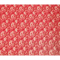 Watermelon Red Abstract Floral Viscose Crepe Fabric 110cm