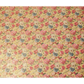 Butter Yellow Rose Floral Viscose Crepe Fabric 110cm