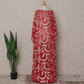 Scarlet Red Silk Chiffon Dirac 3.5m Piece