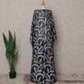 Dark Navy Blue Silk Chiffon Dirac 3.5m Piece