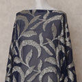 Dark Navy Blue Silk Chiffon Dirac 3.5m Piece