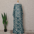 Peacock Teal Silk Chiffon Dirac 3.5m Piece