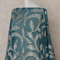 Peacock Teal Silk Chiffon Dirac 3.5m Piece
