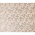 Pastel Peach Silk Chiffon Lurex Fabric 110cm