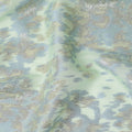 Pistachio Mint Silk Chiffon Lurex Fabric 110cm