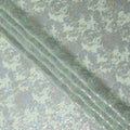 Pistachio Mint Silk Chiffon Lurex Fabric 110cm