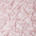 Baby Pink Silk Chiffon Lurex Fabric 110cm