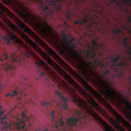Deep Magenta Berry Pure Silk Chiffon Fabric 110cm
