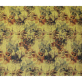 Mustard Olive Yellow Pure Silk Chiffon Fabric 110cm