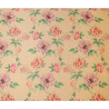Apricot Beige Rose Floral Pure Silk Chiffon Fabric