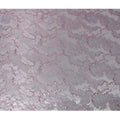 قماش بروكار صناعي رائع باللون لافندر وفضي بنمط زهور - عرض 140 سم-D19791