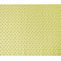 Vibrant Lemon Yellow Tussar Silk Fabric with Tiny Butterfly Motifs, 110cm Width-D18969