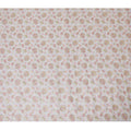 Lustrous Blush Silk Organza Fabric with Metallic Floral Embroidery, 110 cm Wide - Exquisite Indian Elegance-D18980