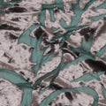 Mint Whisper Silk-Blend Velvet Fabric with Embossed Botanical Design-D19005(1.7Mtrs) Regal Fabrics