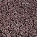 Midnight Blossom Silk Blended Velvet â€“ Final Cut of Exquisite Floral Elegance-D19020(1.6Mtrs) Regal Fabrics