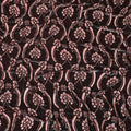 Espresso Elegance Floral Silk Blended Velvet â€“ Final Exclusive Edition-D19026(1.4Mtrs) Regal Fabrics